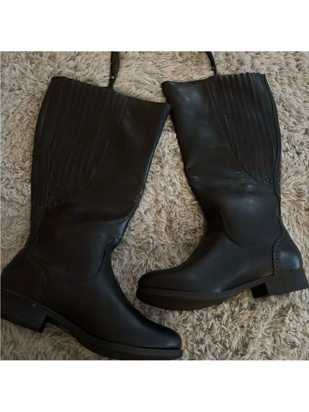 Black Knee High Boots Women's